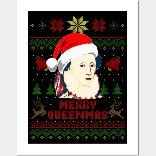 Queen Elizabeth Merry Queenmas Posters and Art